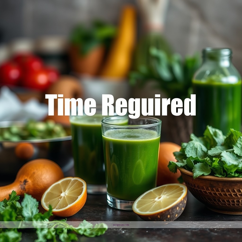 Time Required - green juices recipes