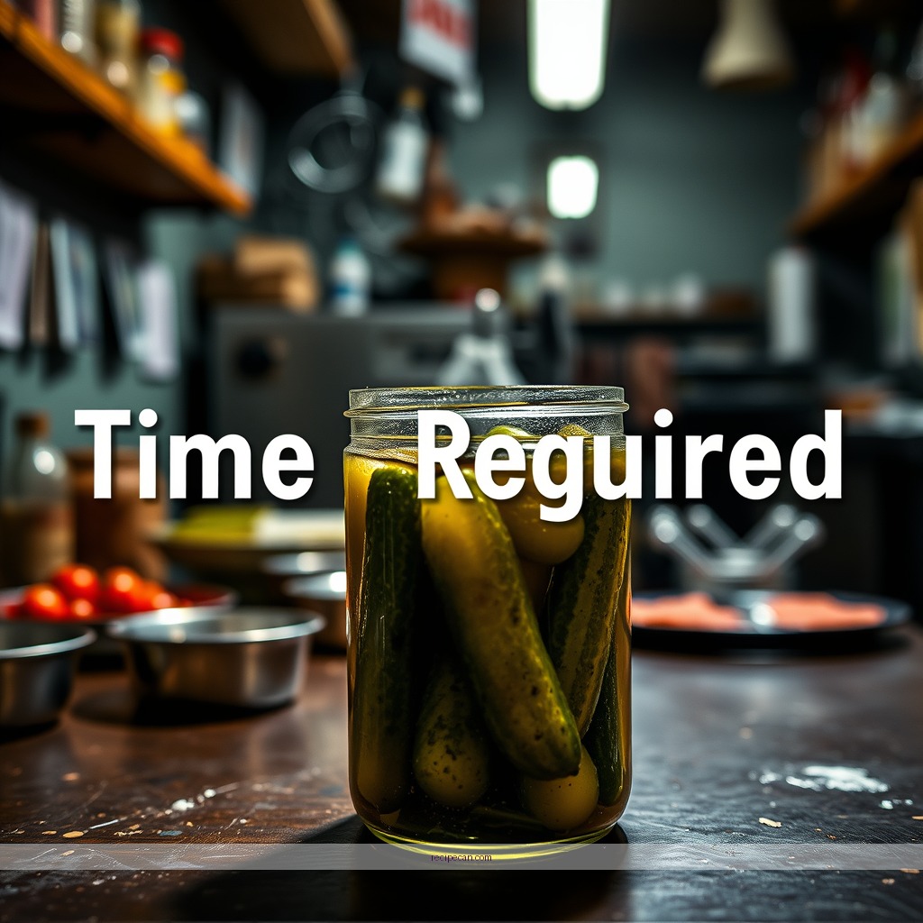 Time Required - pickle juice recipe