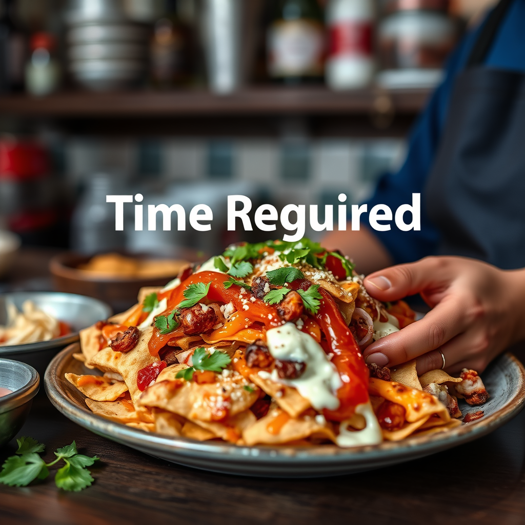 Time Required - recipe for chicken nachos