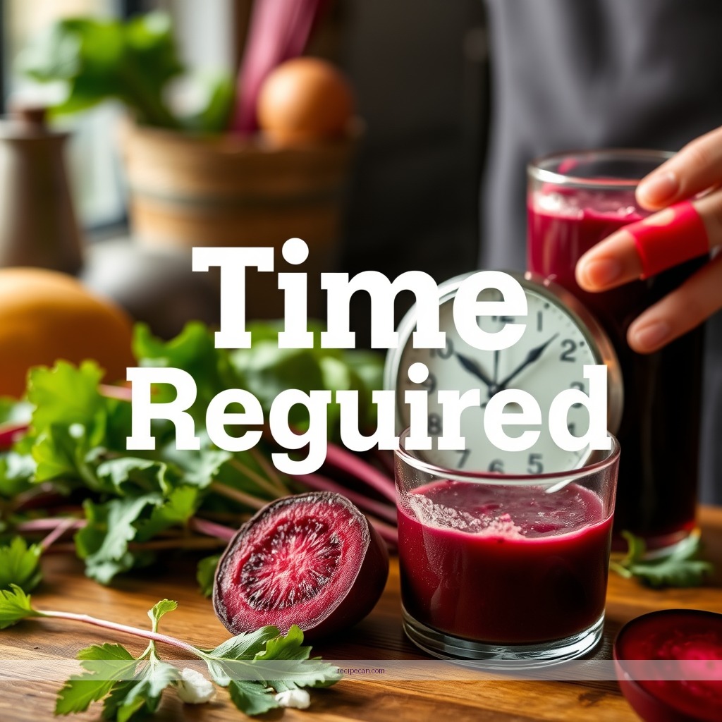 Time Required - recipes for beet juice
