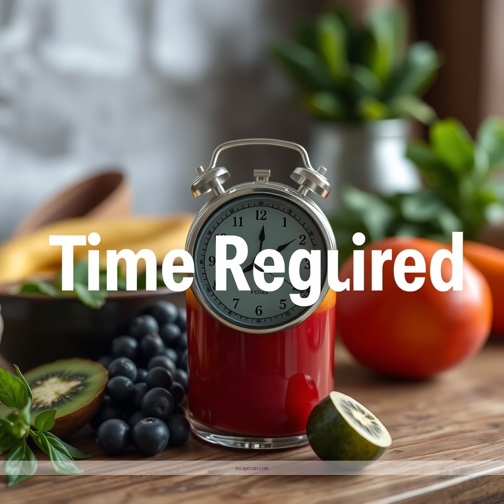 Time Required - 3 day detox juice diet recipe