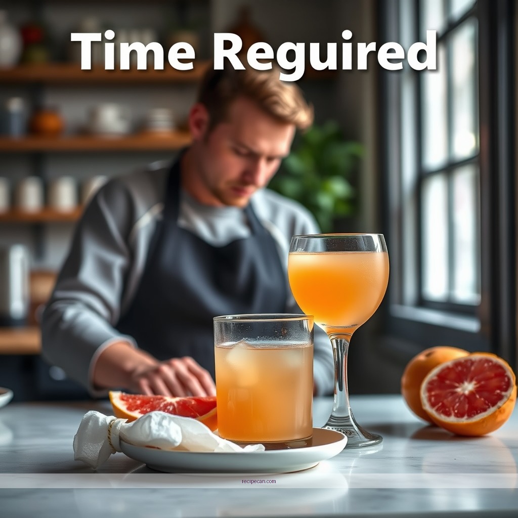 Time Required - grapefruit juice recipe