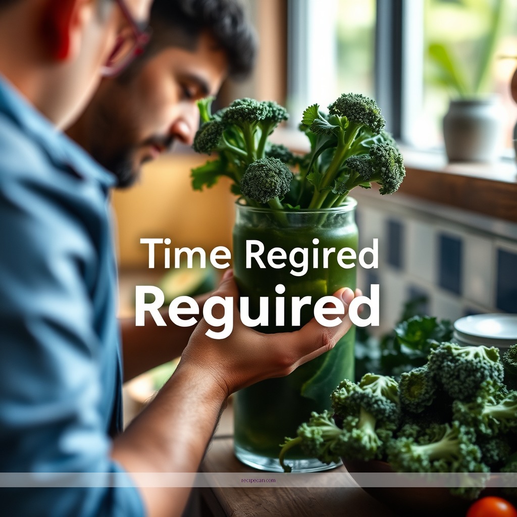 Time Required - kale vegetable juice recipes