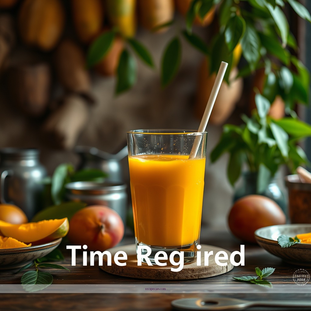 Time Required - mango juice recipe