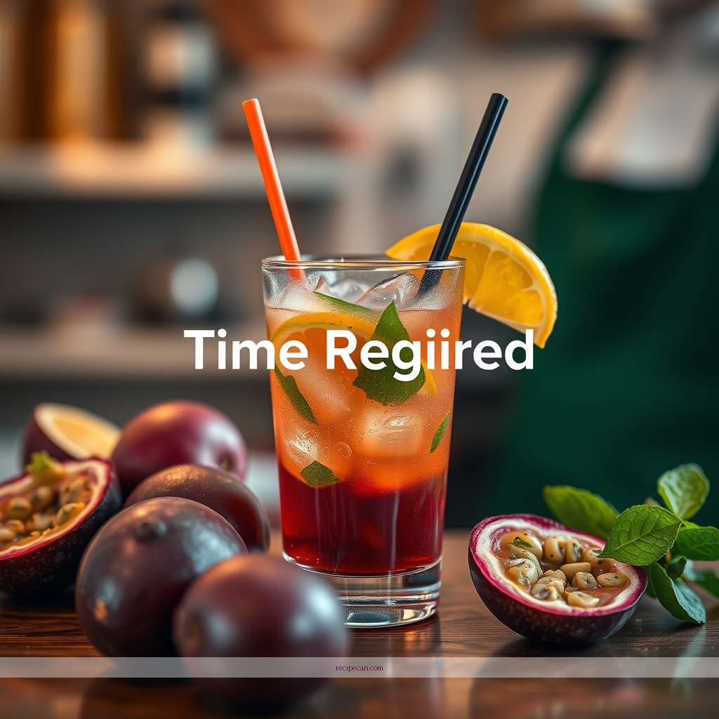 Time Required - passion fruit juice recipe drinks