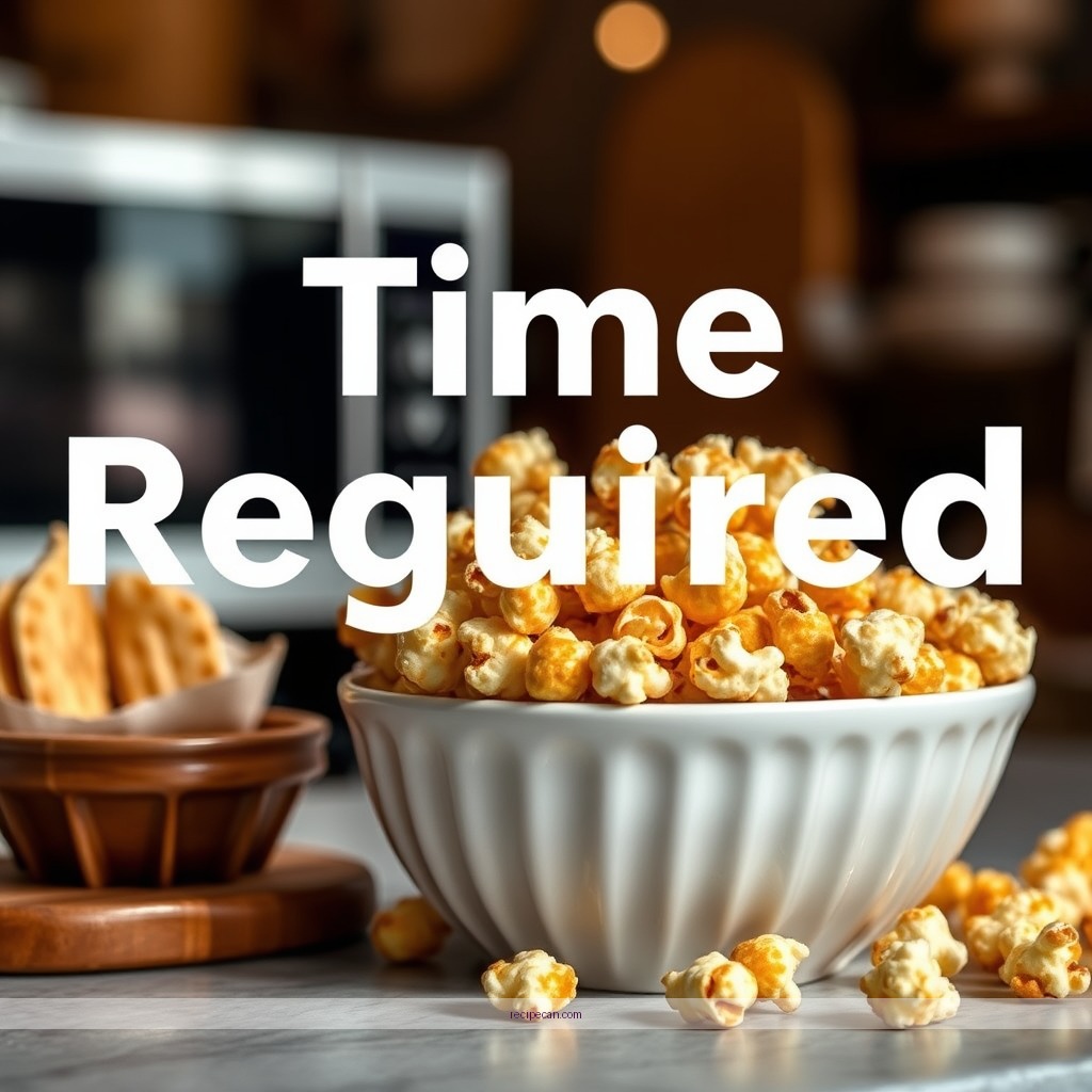 Time Required - microwave caramel popcorn recipe