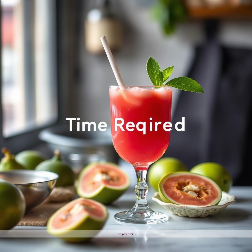 Time Required - recipes with guava juice