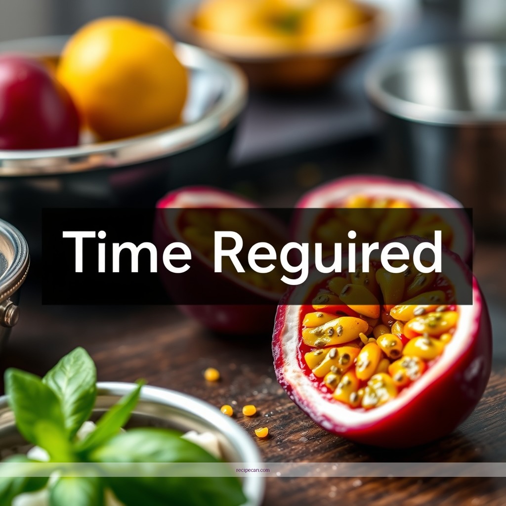 Time Required - recipes with passion fruit juice