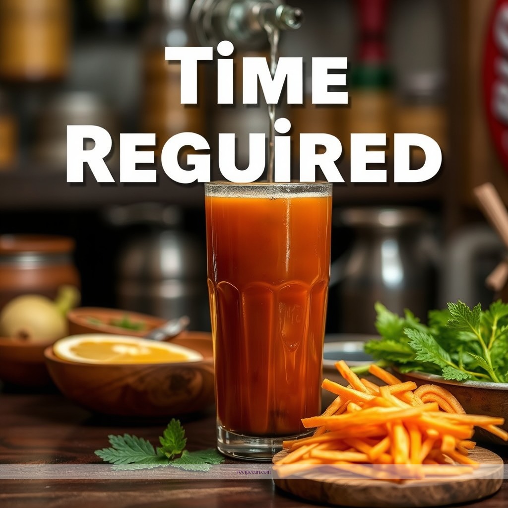 Time Required - ron ron juice recipe
