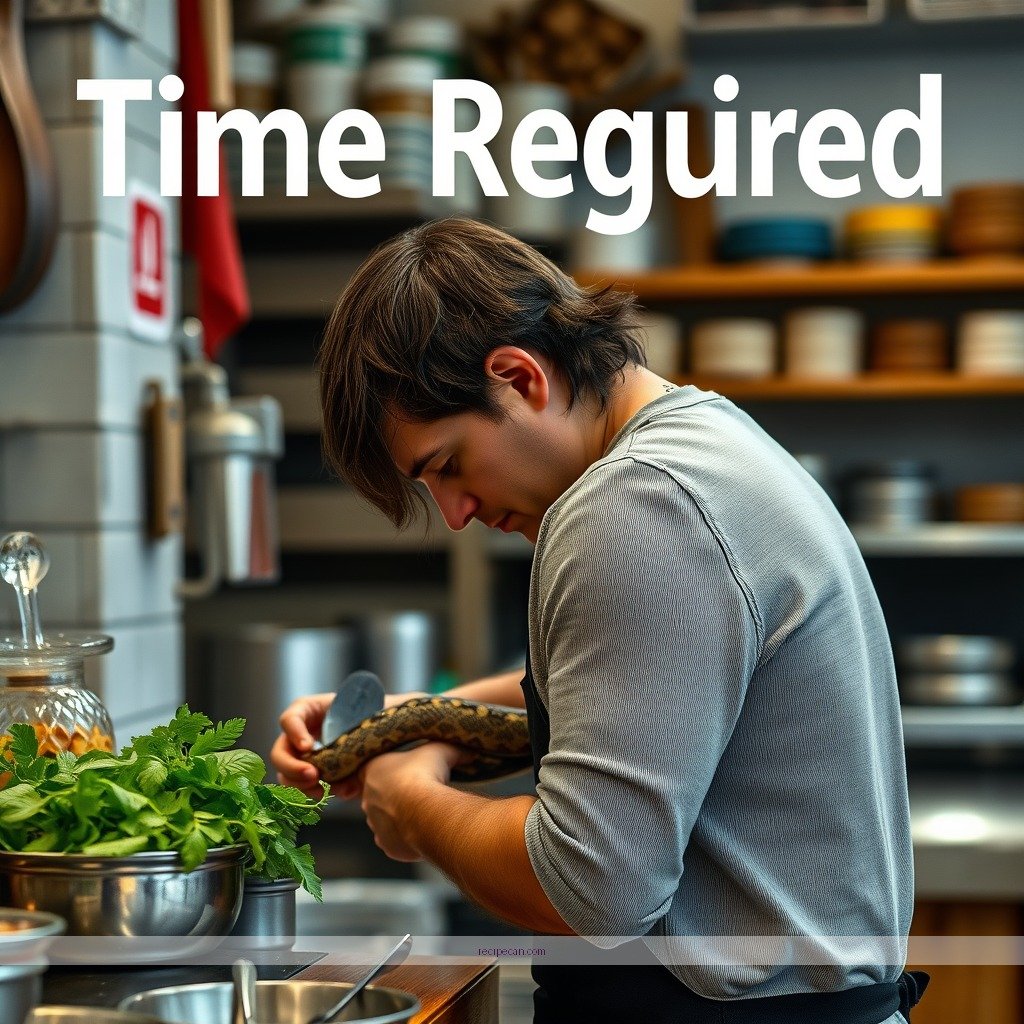 Time Required - snake juice recipe