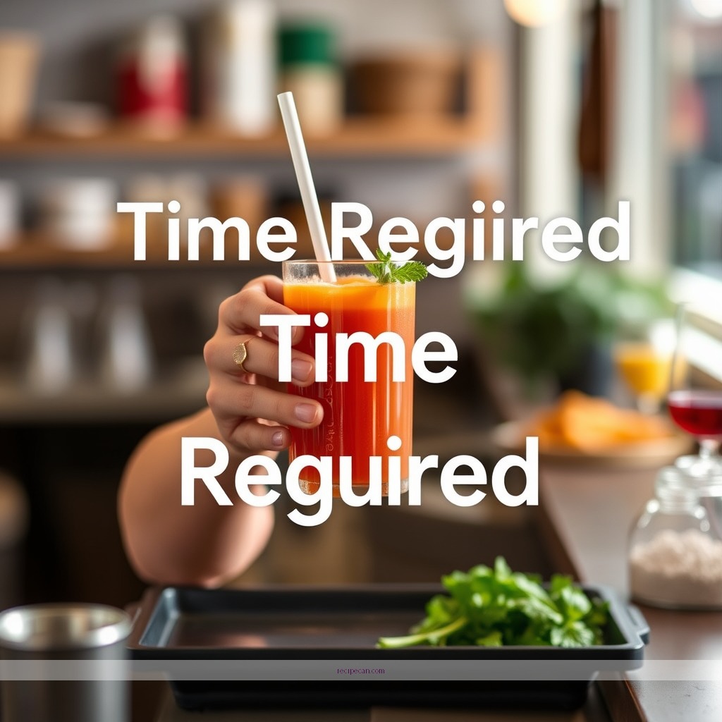 Time Required - abc juice recipe