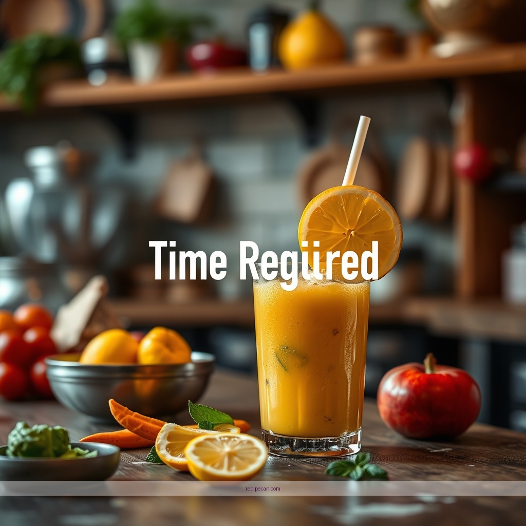 Time Required - fresh juice recipes