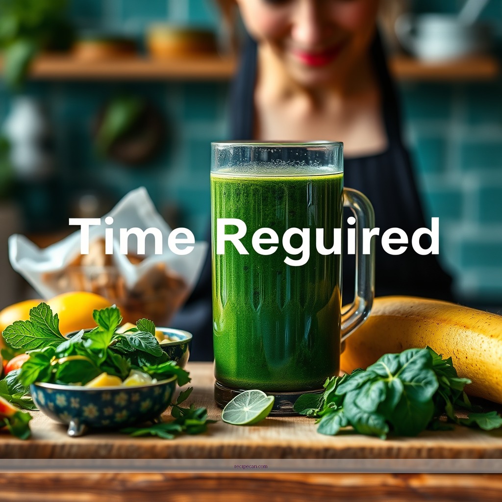 Time Required - great green juice recipe