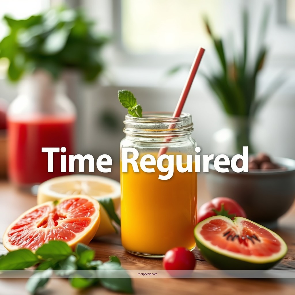 Time Required - juice detox diet recipes