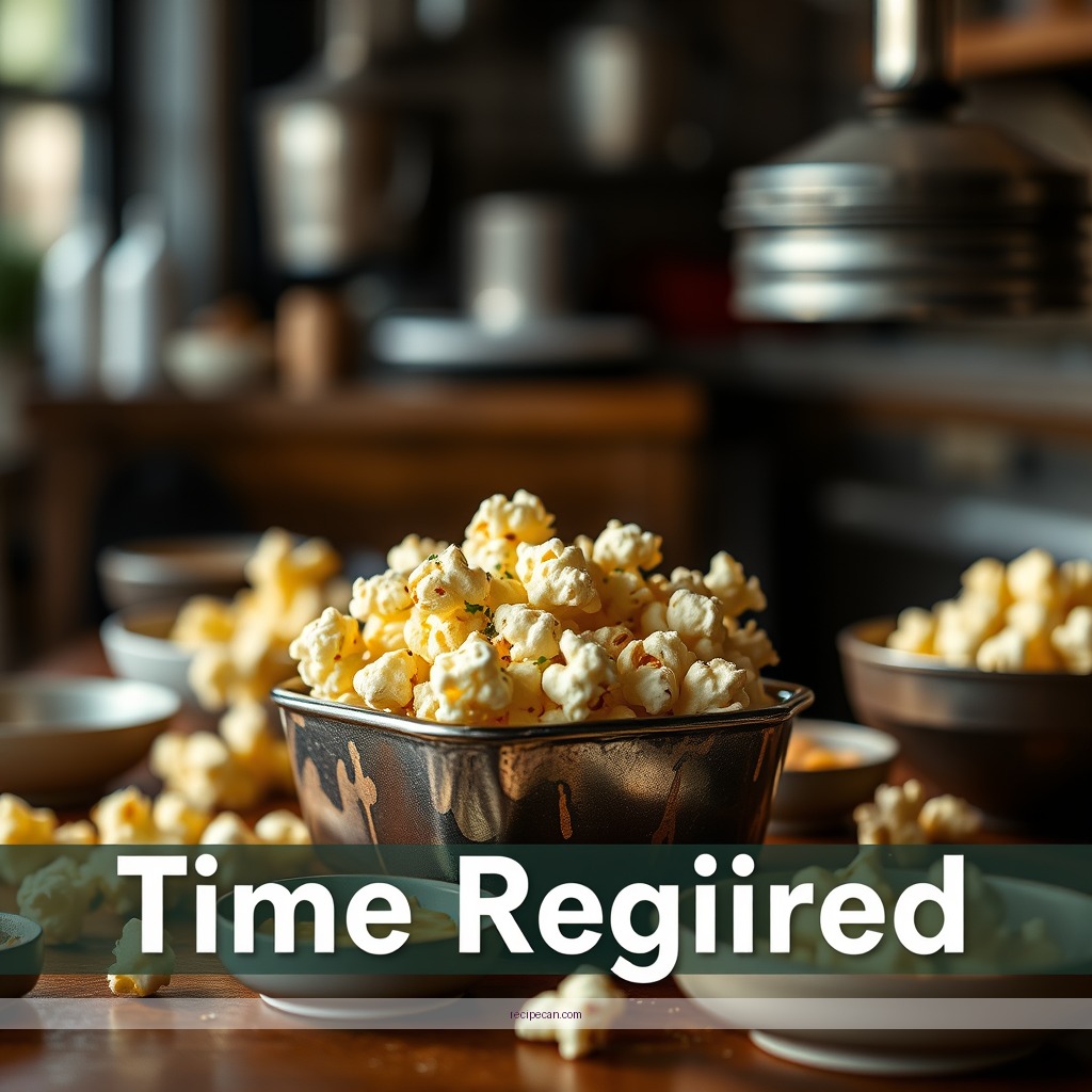 Time Required - savory popcorn recipes