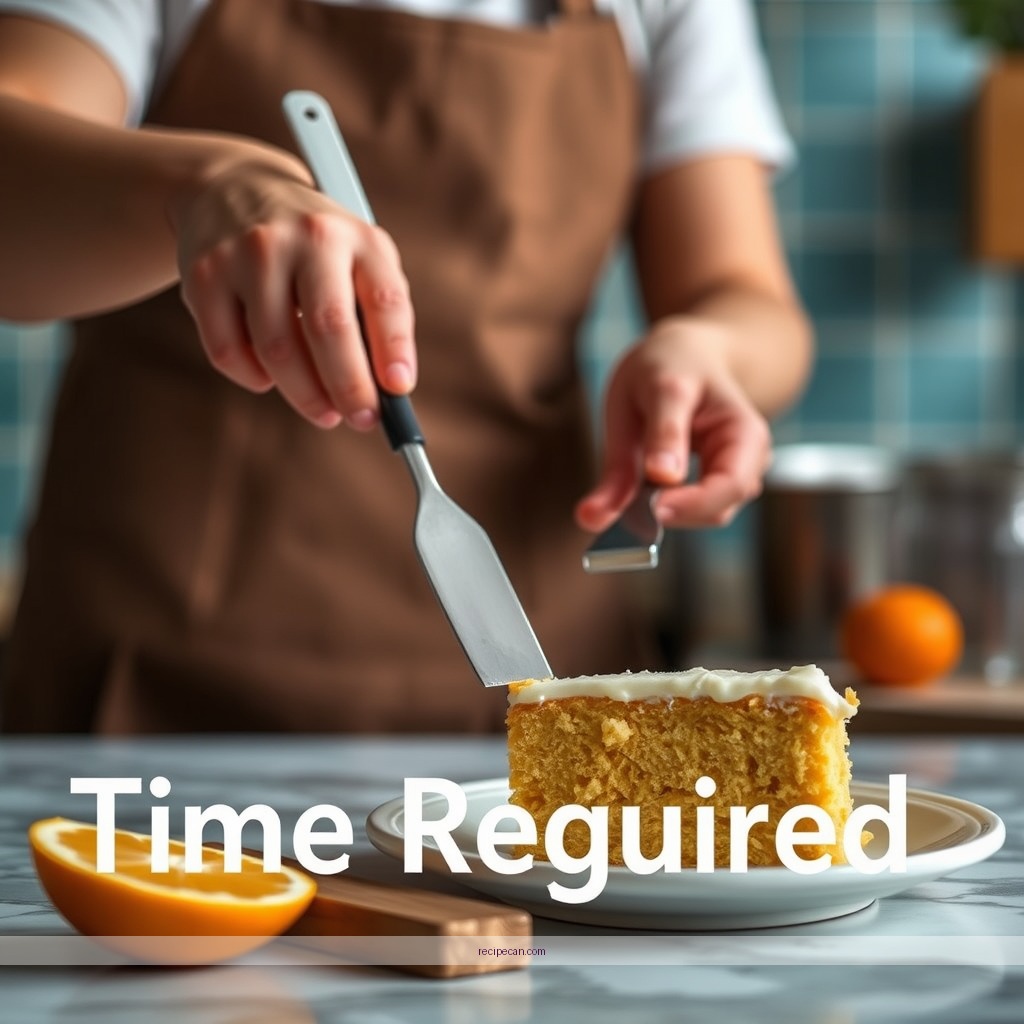 Time Required - orange juice cake recipe