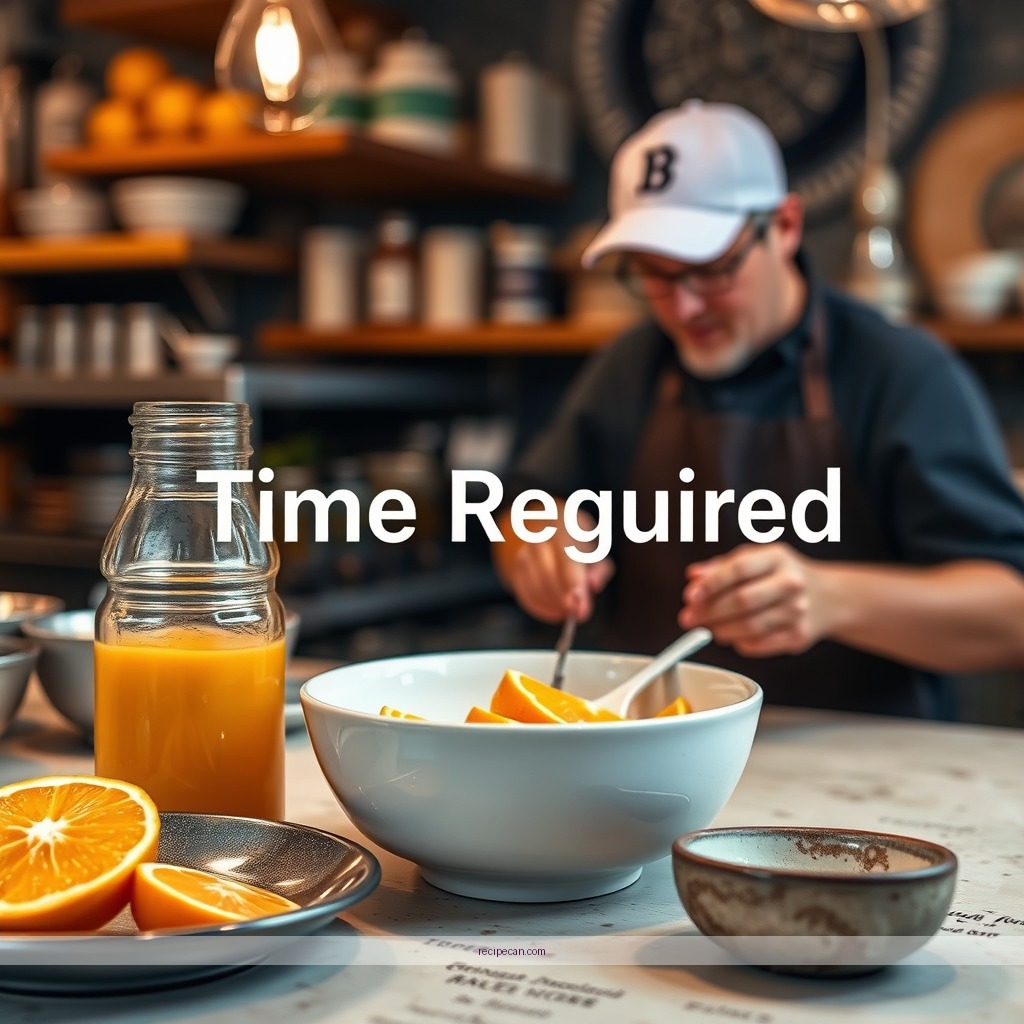 Time Required - orange juice recipes