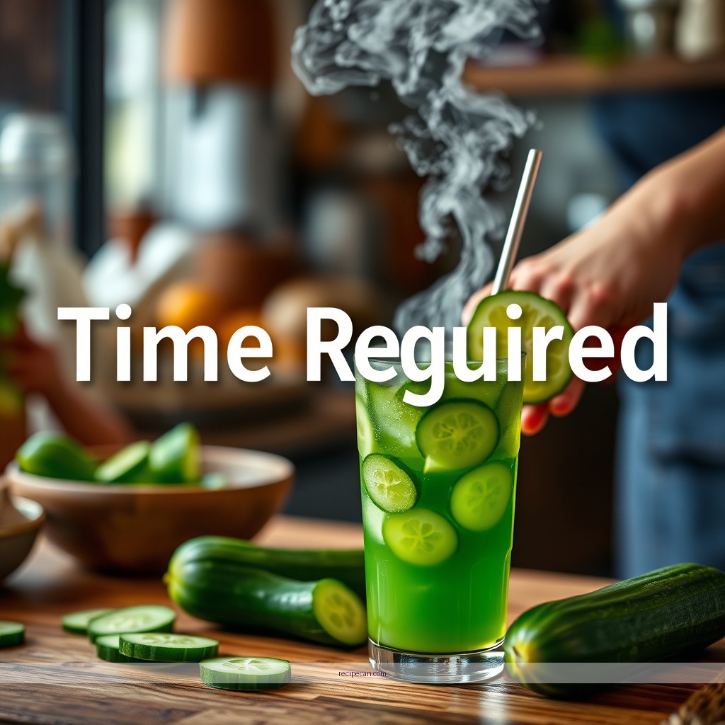Time Required - cucumber juice recipes