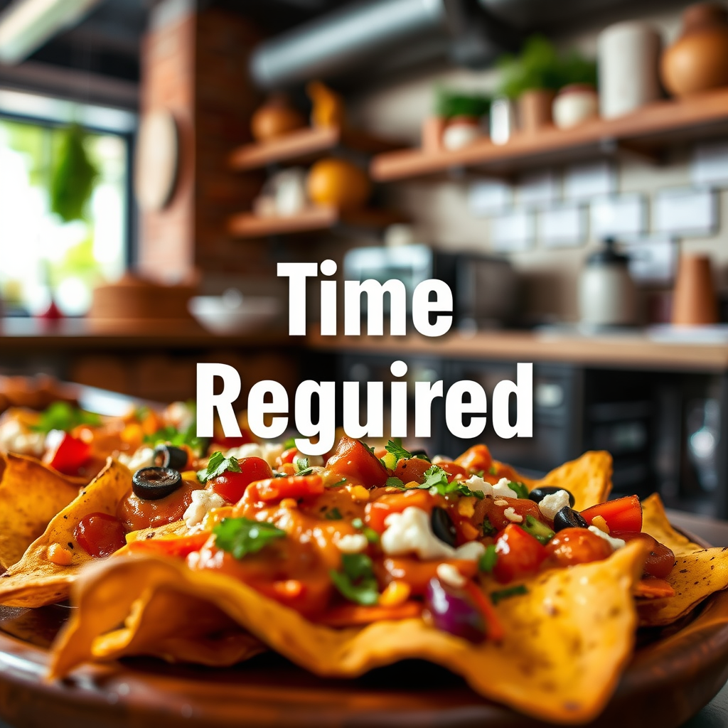 Time Required - veggie nachos recipe