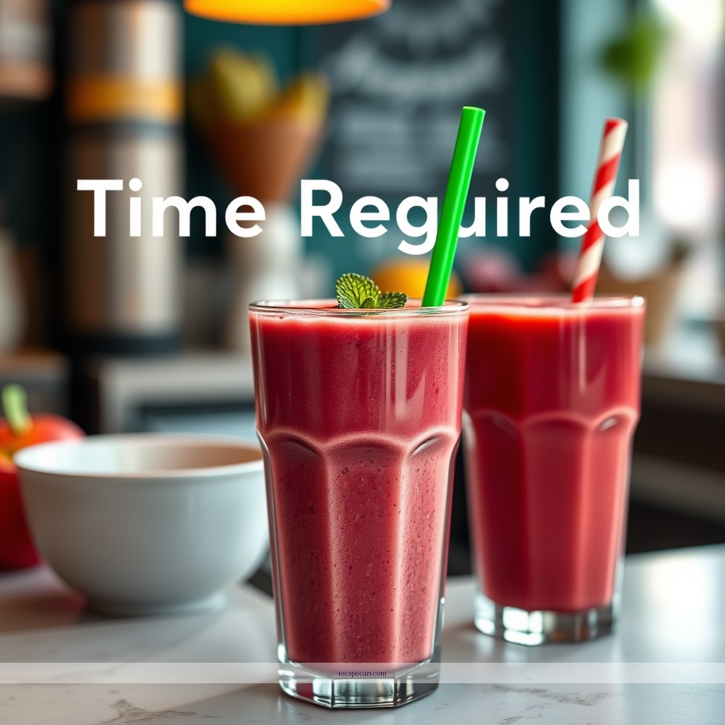Time Required - jamba juice smoothie recipes
