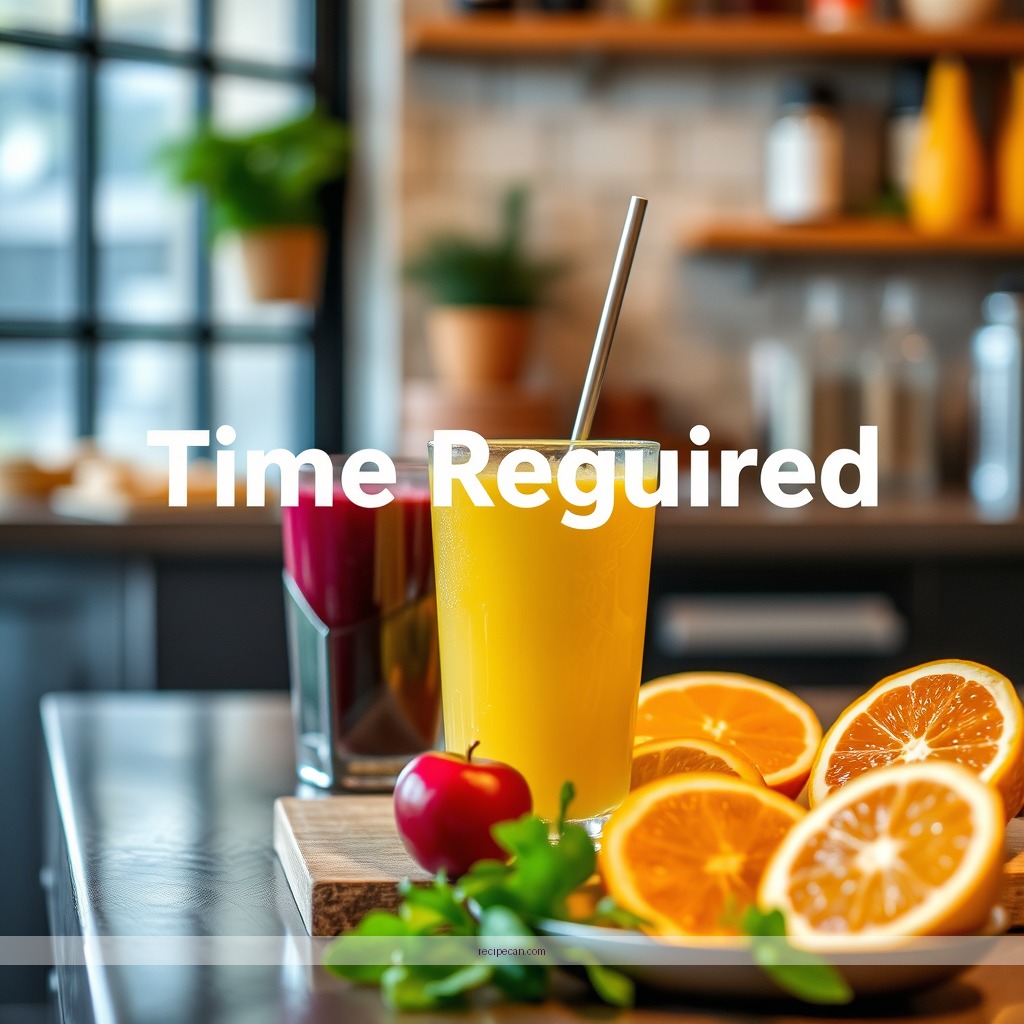 Time Required - juice detox recipes