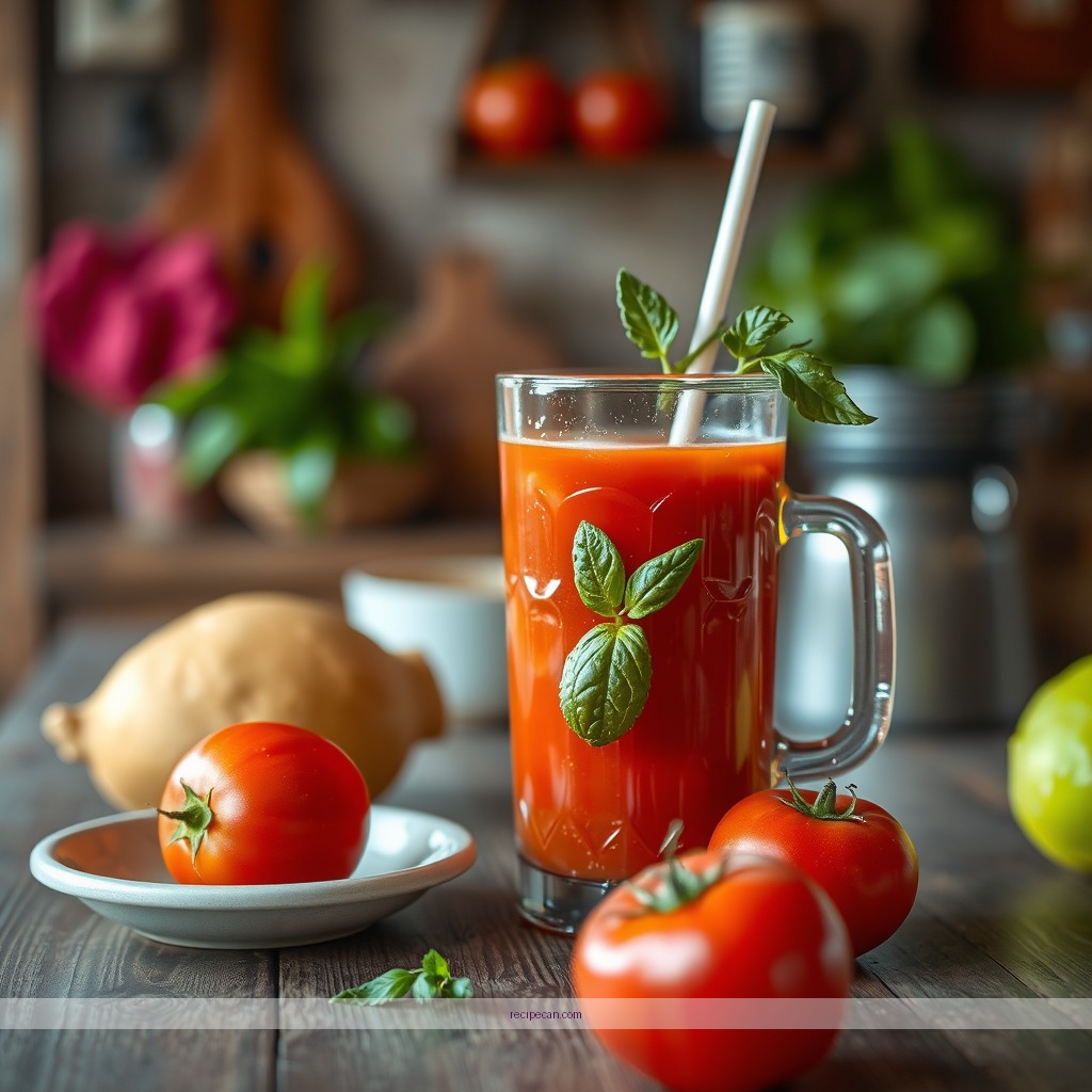 Time Required - old fashioned tomato juice recipe