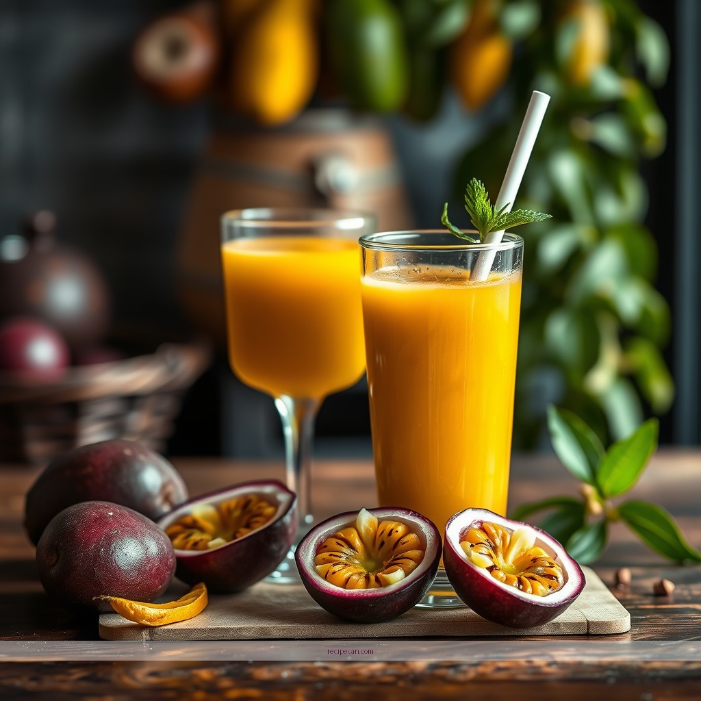 Time Required - recipe passion fruit juice