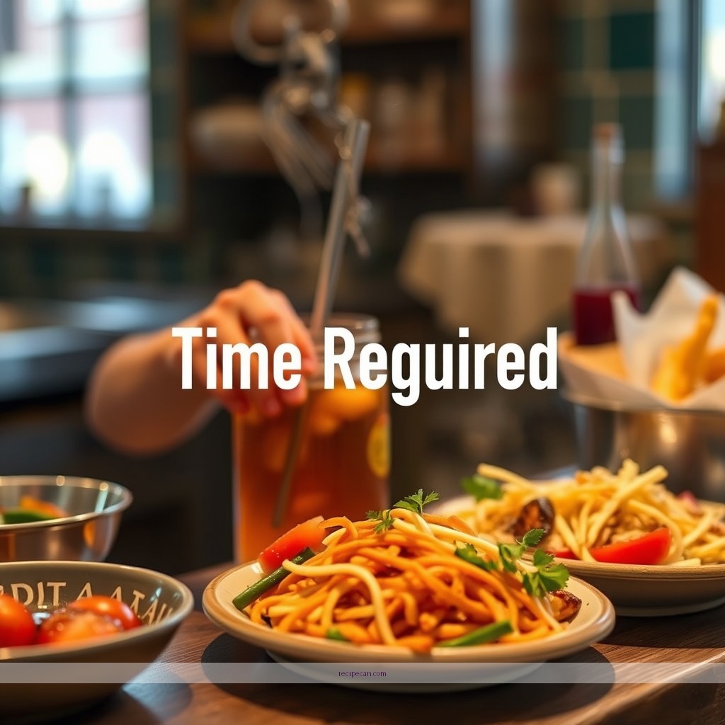 Time Required - recipes with v8 juice