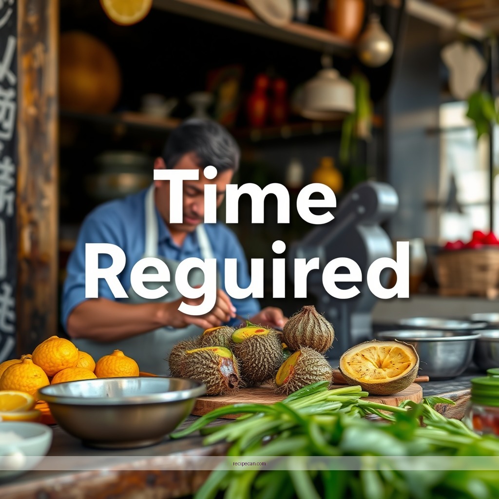 Time Required - soursop juice recipe