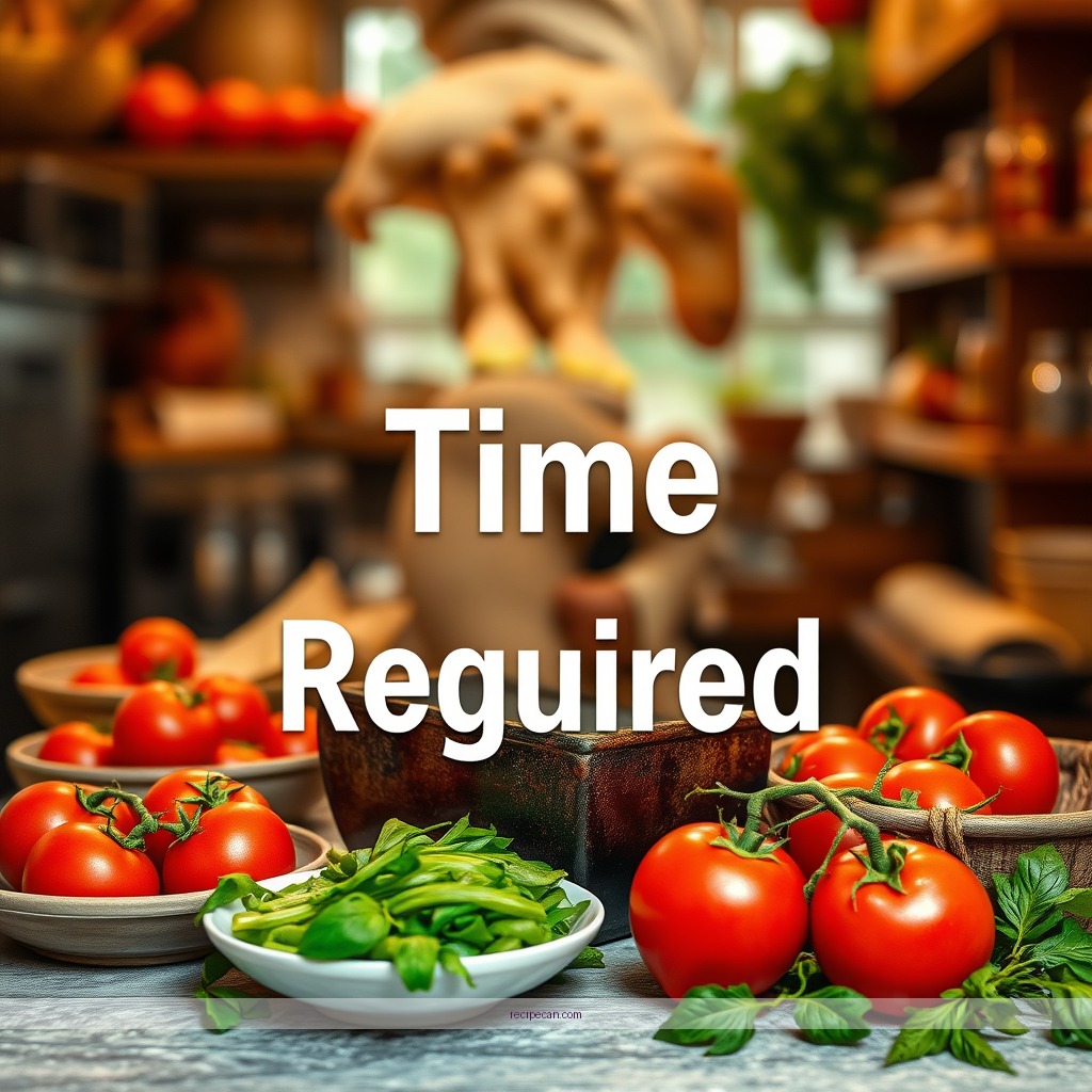 Time Required - tomatoes juice recipe