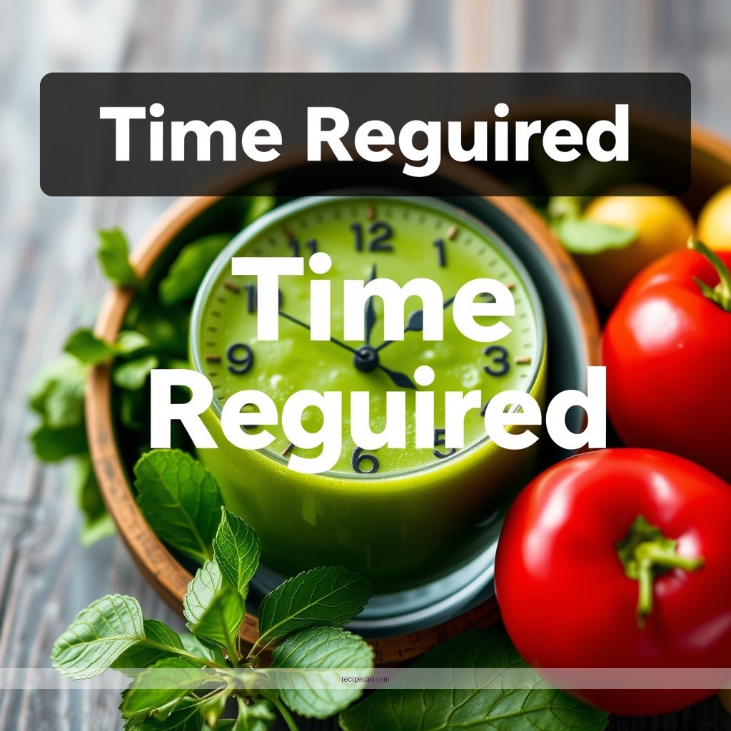 Time Required - best juicing recipes for weight loss