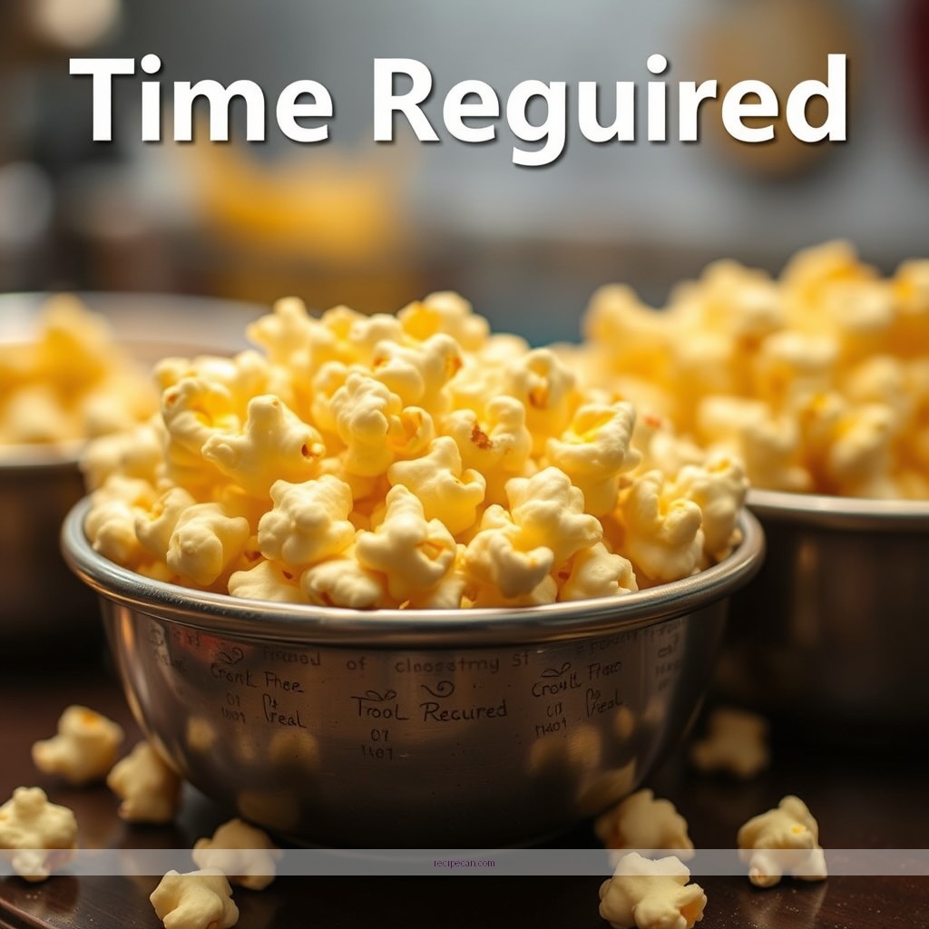 Time Required - cheddar popcorn recipe
