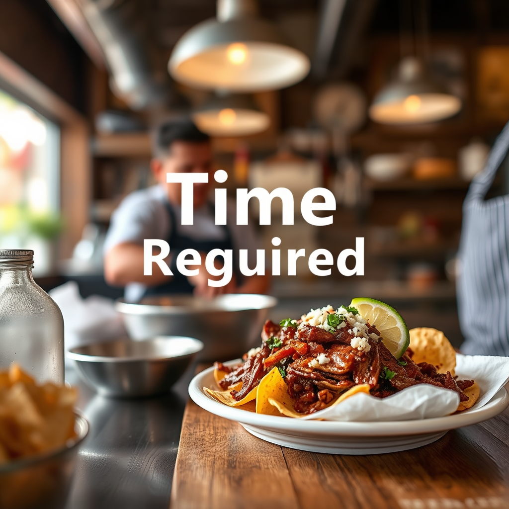 Time Required - carnitas nachos recipe