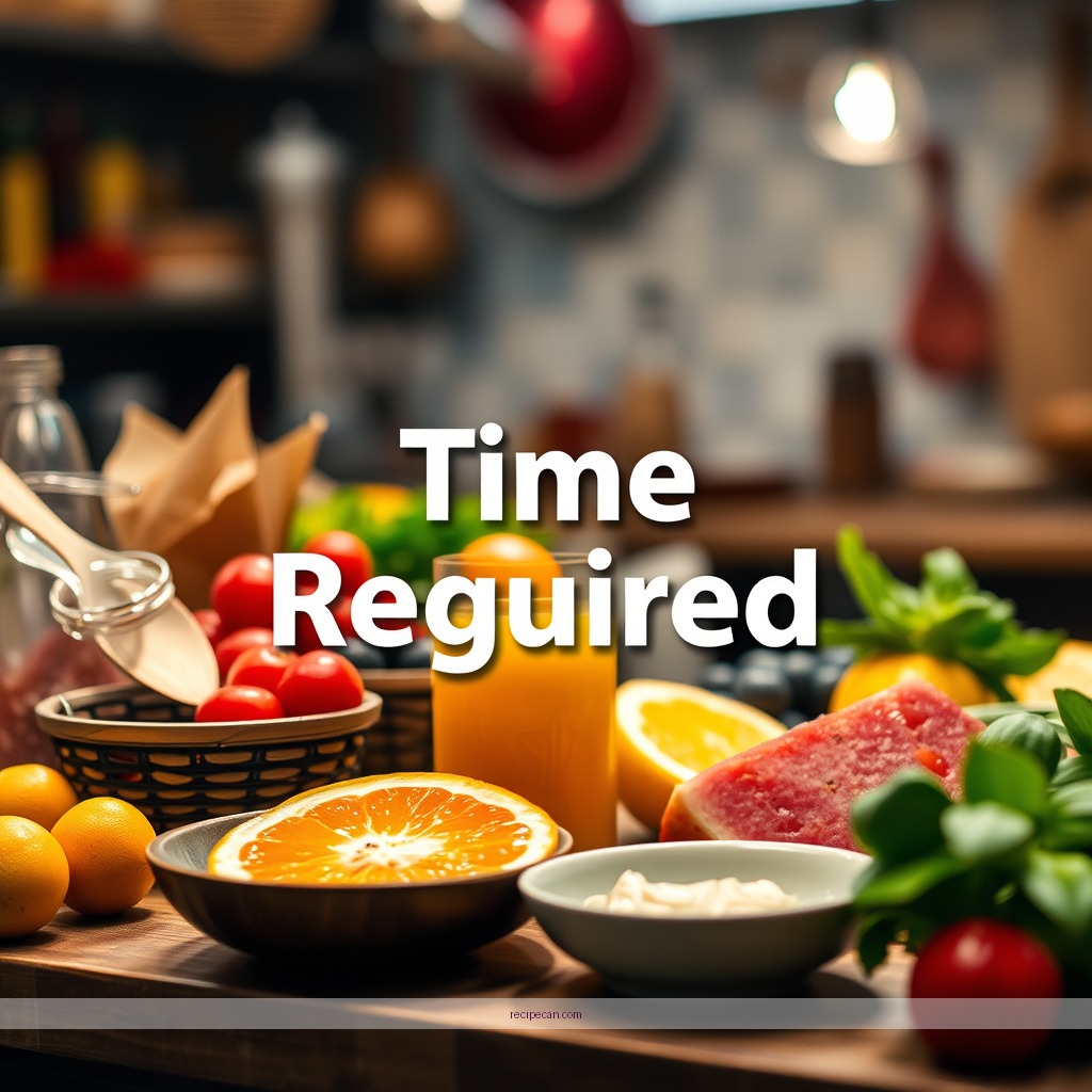 Time Required - fresh fruit juice recipes