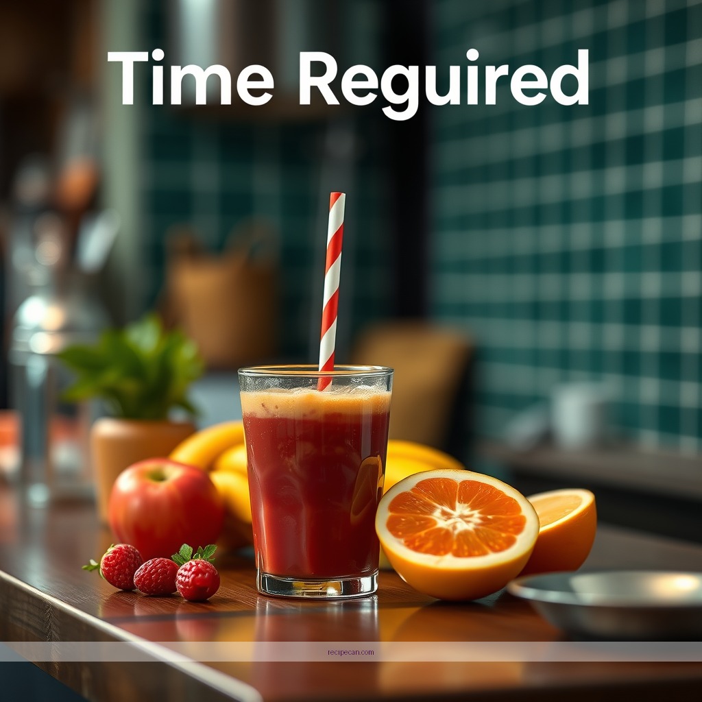 Time Required - jamba juice recipe