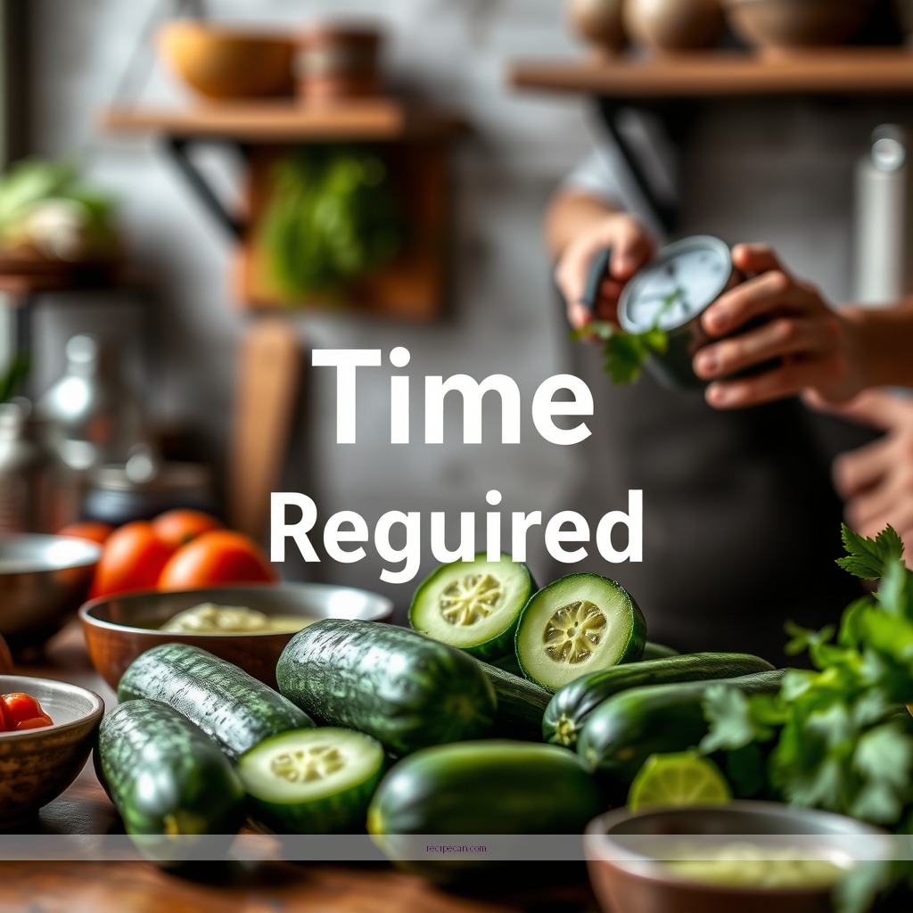 Time Required - juicing recipes cucumber