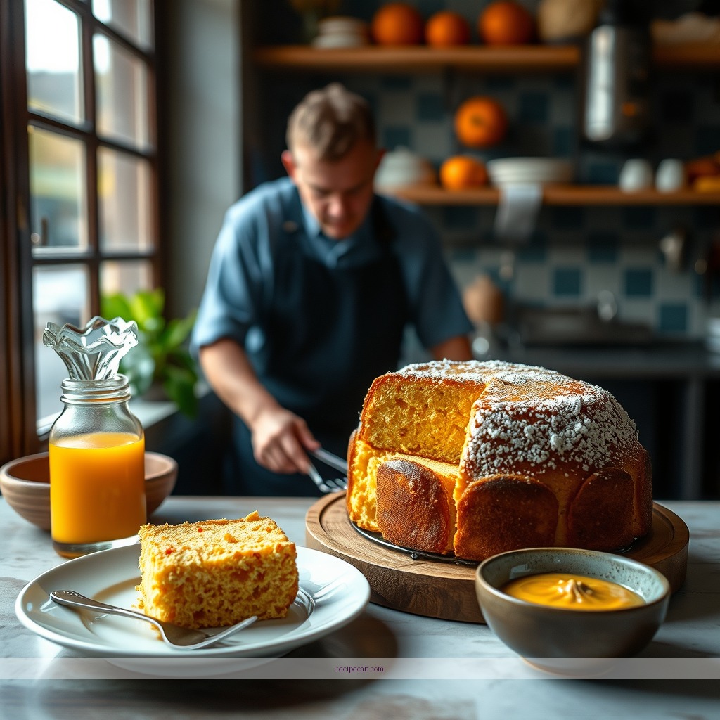 Time Required - orange cake recipe with orange juice