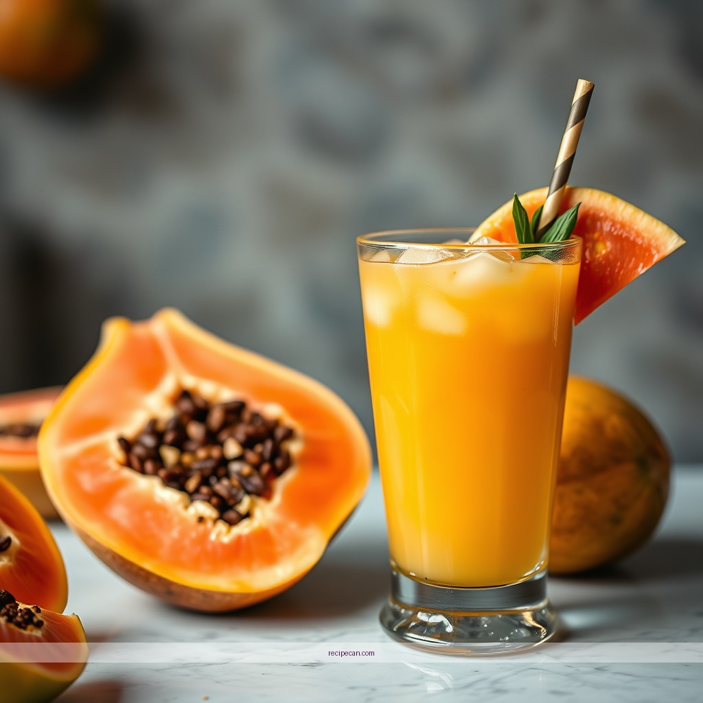 Time Required - papaya juice drink recipes