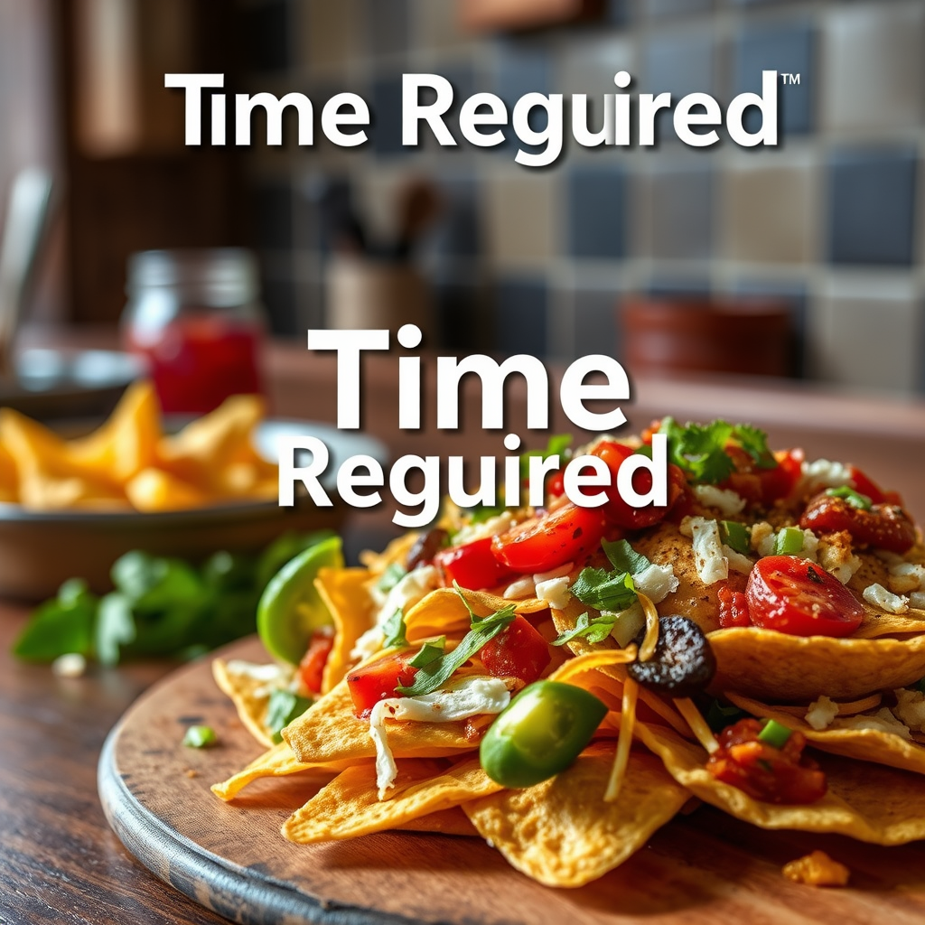 Time Required - easy nacho recipes