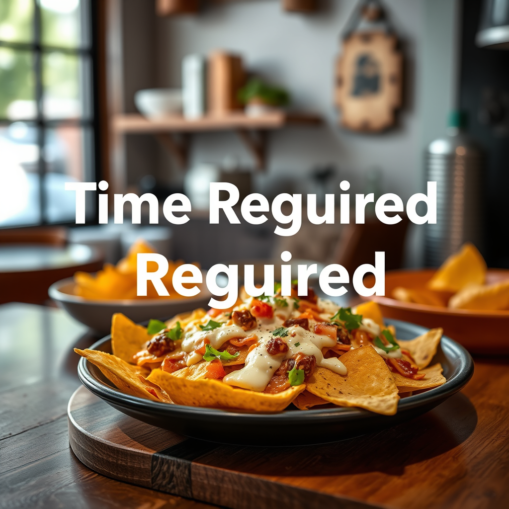 Time Required - easy nachos and cheese recipe