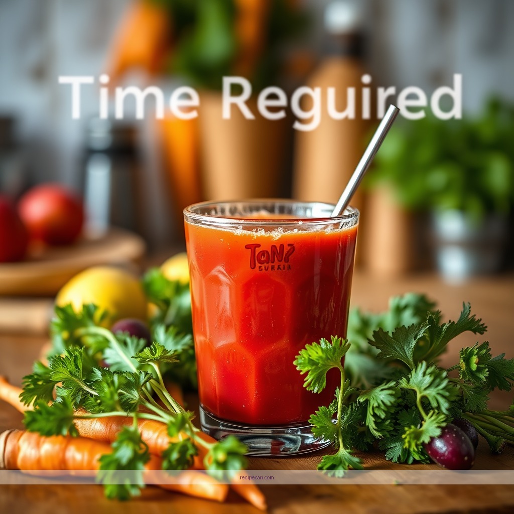 Time Required - carrot beet juice recipe