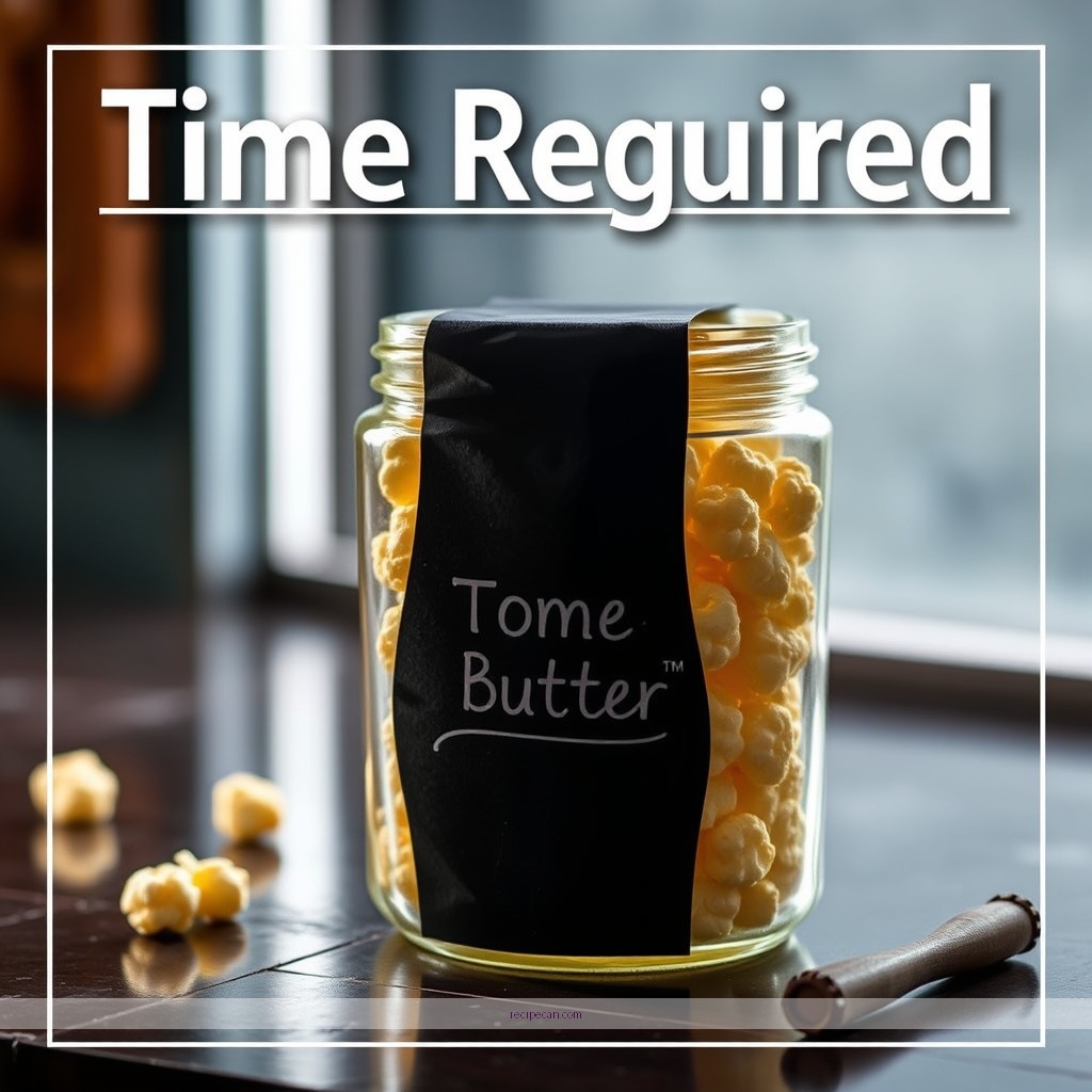 Time Required - popcorn butter recipe