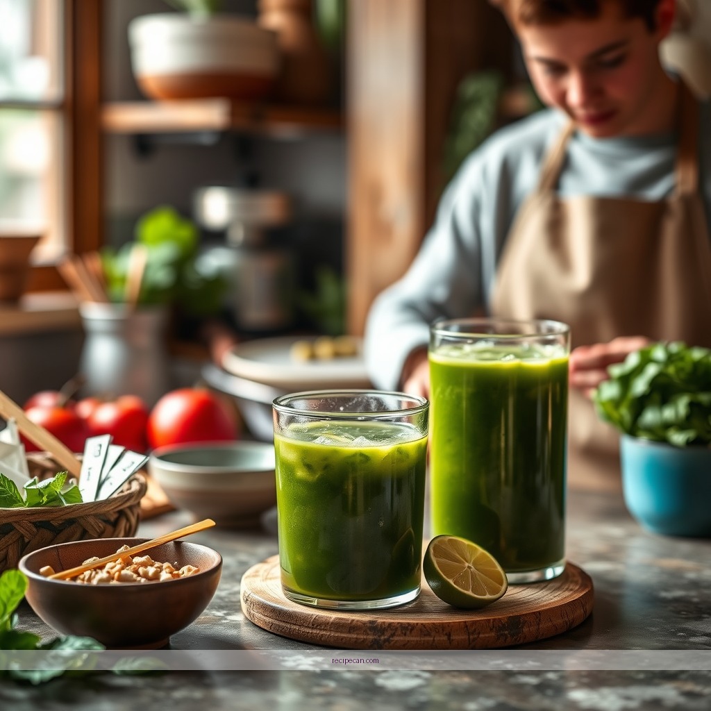 Time Required - green juice detox cleanse recipe