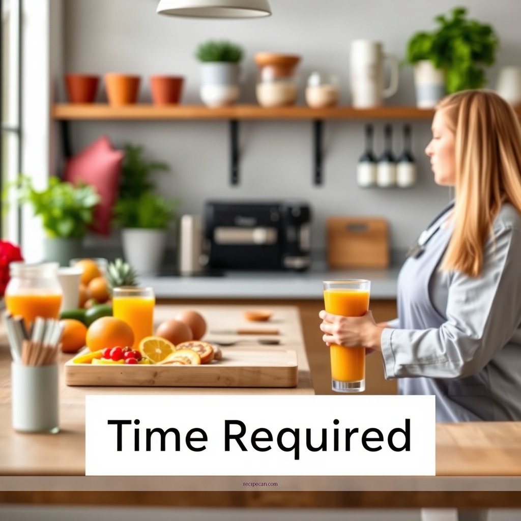 Time Required - healthy juice recipes for weight loss