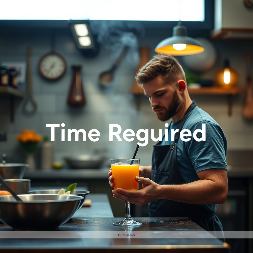 Time Required - how to make orange juice recipe