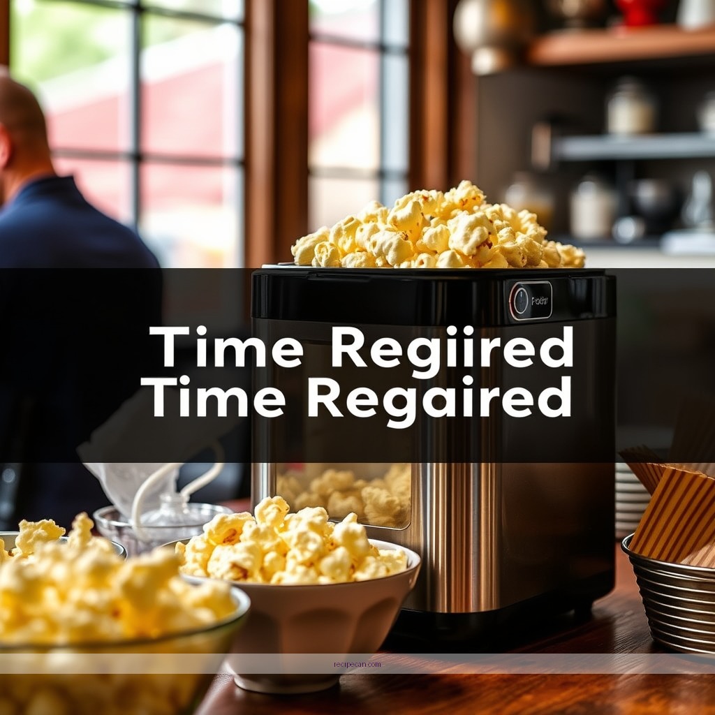 Time Required - popcorn maker recipes