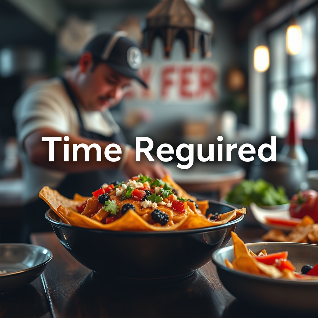 Time Required - homemade nacho recipe