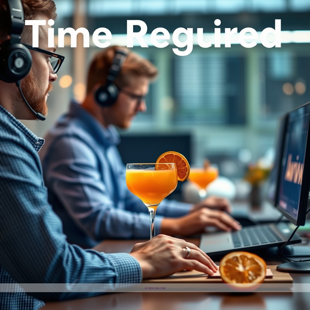 Time Required - orange juice cocktail recipes