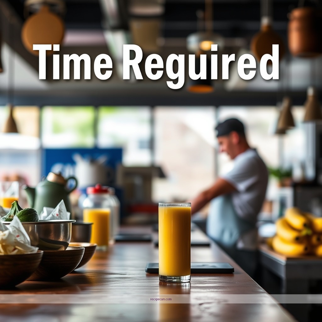 Time Required - banana juice recipe