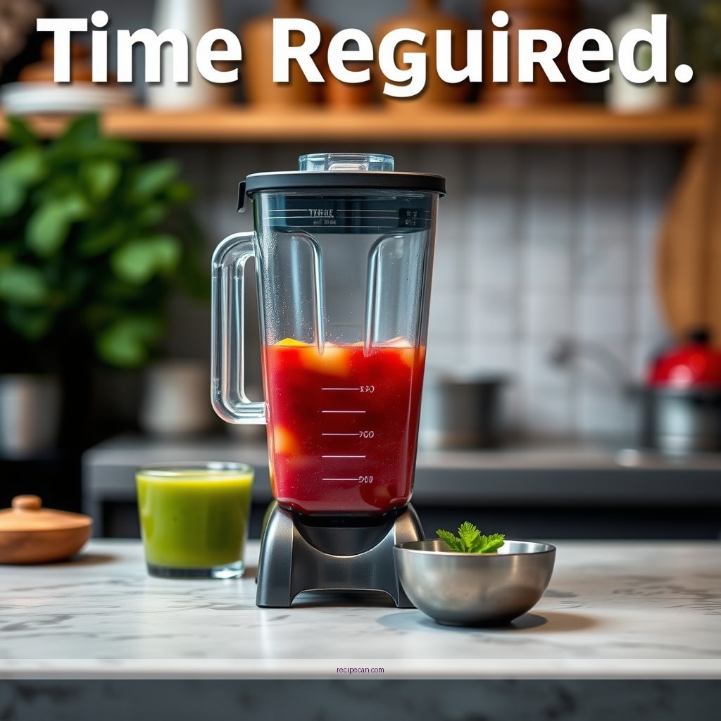 Time Required - blender juice recipes